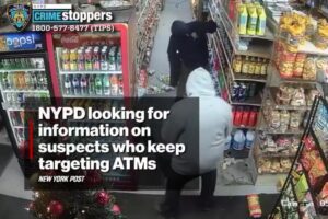 [VIDEO] 'Midnight Smashers' ATM thieves caught on video pillaging small businesses in burglary spree